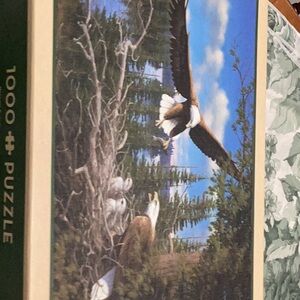 Puzzle Cobble Hill Nesting Eagles 1000 pieces 67.6 cm by48.9 cm good condition